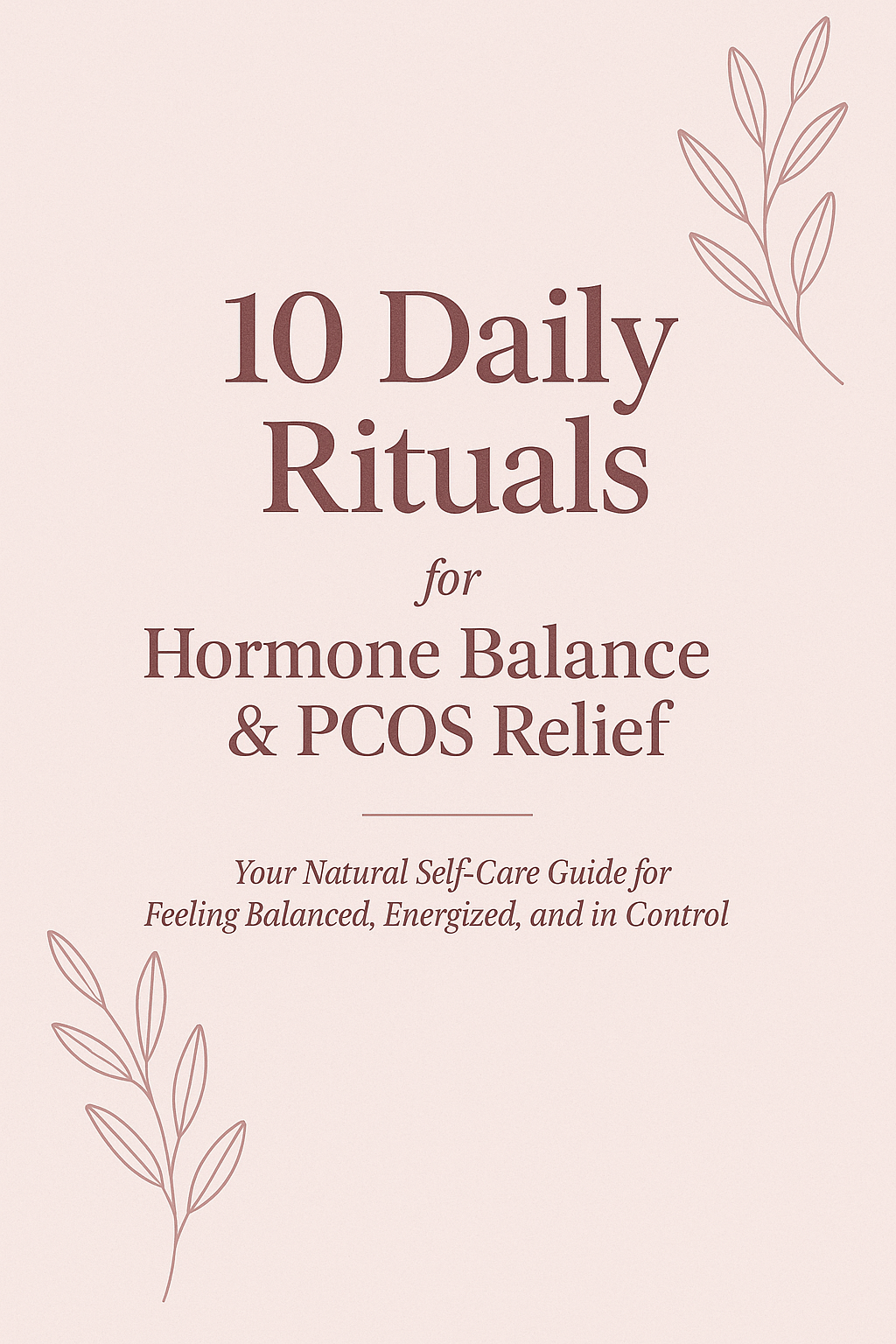 Free Downloadable PCOS Self-Care Guide